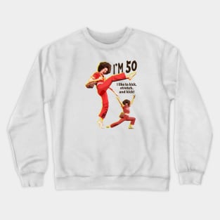 sally omalley KICK STRECH AND KICK Crewneck Sweatshirt